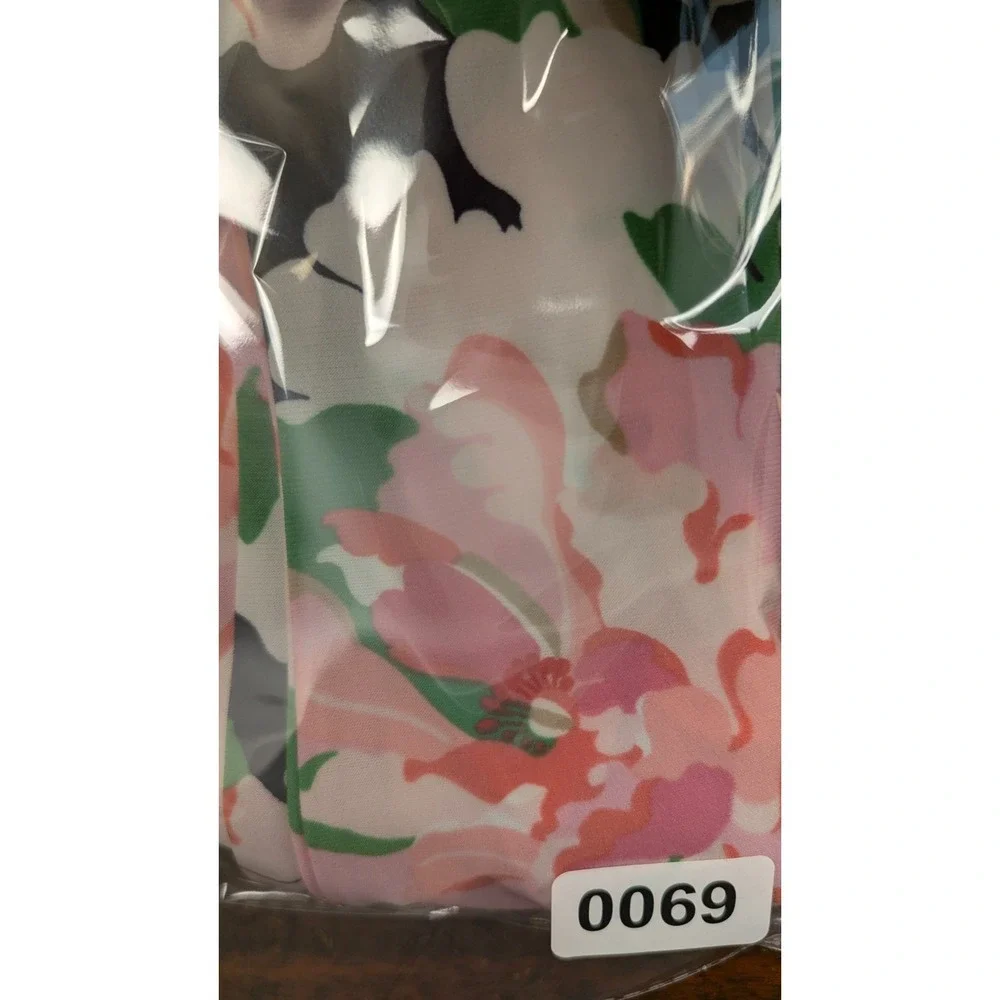 Tommy‎ Hilfiger Sleeveless Floral Sheath Dress Navy Blue with Floral Design Sz 6